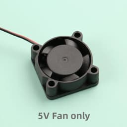 25x25mm 25*50mm Heatsink and 5V 12V Cooling Fan Combination Aluminum Radiator Small Cooler for PCB Raspberry Pi RPI