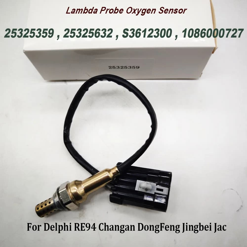 25325359 25325632 O2 Lambda Probe Oxygen Sensor For Delphi RE94 Changan DongFeng Jingbei Jac S3612300 1086000727 SMD250480