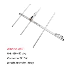 RETEVIS Ailunce AY04/1/2/3 High Gain Ham Radio Yagi Antenna SL16-K VHF/UHF Walkie Talkie Yagi–Uda Antenna Two-way Radio Repeater