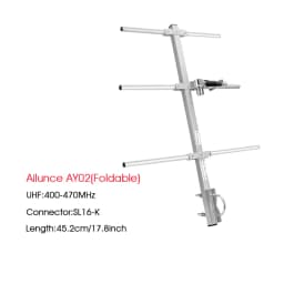 RETEVIS Ailunce AY04/1/2/3 High Gain Ham Radio Yagi Antenna SL16-K VHF/UHF Walkie Talkie Yagi–Uda Antenna Two-way Radio Repeater