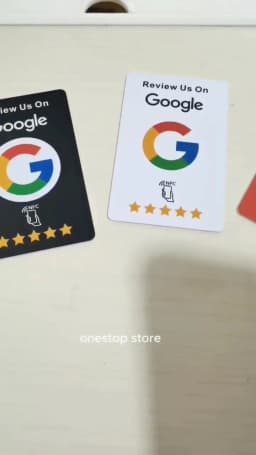 Google Reviews NFC Cards Boost Your Reviews PVC Material Durable