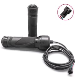 Electric Bike Throttle Grip 24V 36V 48V Waterproof Connector E Bike Twist Throttle for Bafang Motor Electric Bicycle Accessories