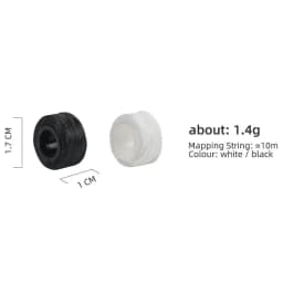 10m Microblading Mapping Pre-ink String Eyebrow Marker Thread Point Semi Permanent Tattoo Brows White/Black Measuring Tool