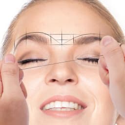 10m Microblading Mapping Pre-ink String Eyebrow Marker Thread Point Semi Permanent Tattoo Brows White/Black Measuring Tool