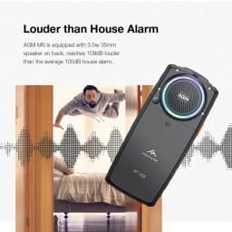 AGM M6 Rugged Phone Loud 103dB Speaker 2.4" Screen 4G Dual SIM 2500mAh Battery BT5.1 FM Radio IP68/IP69K Senior Feature Phone