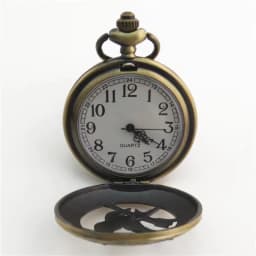 Retro Quartz Hunger Games Popular Hollow Mockingbird Design Stylish Bronze Pocket Watch