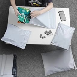 INPLUSTOP 50pcs/Lots White Courier Bag Express Envelope Storage Bags Mail Bag Mailing Bags Self Seal Plastic Packaging Pouch
