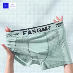 1pc Mens Boxers Shorts Ice Silk Men Panties Seamless Sexy Underwear Man Underpants Panties Male Antibacterial Breathable Briefs