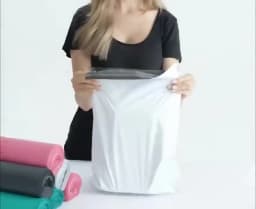 INPLUSTOP New Pink Color Envelope Storage Bags PE Plastic Courier Shipping Bag Waterproof Self Adhesive Seal Pouch Mailing Bags