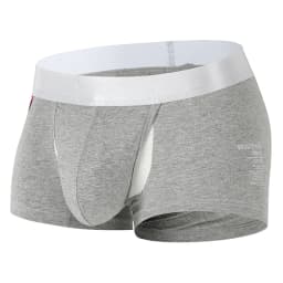 Open Front Underwear Men Cotton Sexy Men's Boxer Shorts Panties Breathable Pouch Bulge Underpants Male