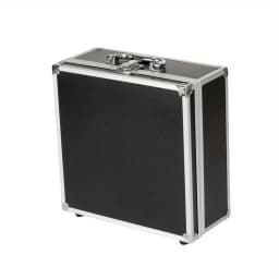 Aluminum Suitcase Parts Toiletry Containers Hard Toy Garage Organization Storage Portable Metal Lock Case Without Sponge