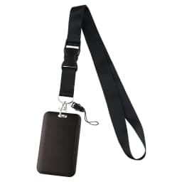 Black Lanyards Keys Chain ID Credit Card Cover Pass Mobile Phone Charm Neck Straps Badge Holder Accessories Gifts
