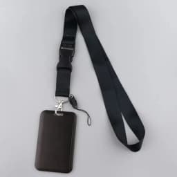 Black Lanyards Keys Chain ID Credit Card Cover Pass Mobile Phone Charm Neck Straps Badge Holder Accessories Gifts
