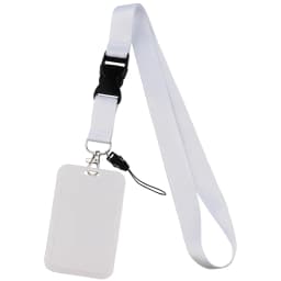 Black Lanyards Keys Chain ID Credit Card Cover Pass Mobile Phone Charm Neck Straps Badge Holder Accessories Gifts