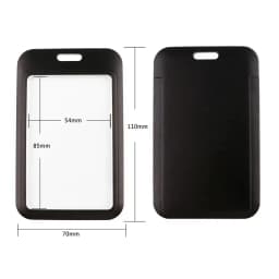 Black Lanyards Keys Chain ID Credit Card Cover Pass Mobile Phone Charm Neck Straps Badge Holder Accessories Gifts