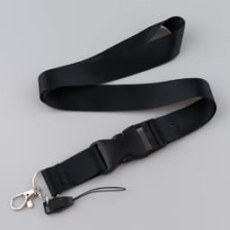 Black Lanyards Keys Chain ID Credit Card Cover Pass Mobile Phone Charm Neck Straps Badge Holder Accessories Gifts