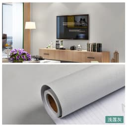 Macaron Solid Color Self Adhesive Wallpaper Furniture Cabinet Renovation Stickers Bedroom Vinyl Film Room Decor Wall Sticker DIY