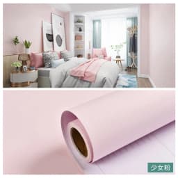 Macaron Solid Color Self Adhesive Wallpaper Furniture Cabinet Renovation Stickers Bedroom Vinyl Film Room Decor Wall Sticker DIY