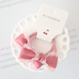 2Pcs Cute Princess Headwear Elastic Headband Children Ropes Baby Girls Bowknot Rubber Hair Band for Kids Headdress Accessories