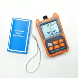 handheld Fiber mini Optical Power Meter -70+6 dBm High Quality OPM Dry battery Mini OPM Support lighting