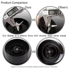 Replacement Flat Blade, Compatible With Original Magic Bullet Blender Mixer Juicer MB1001 250W Cross-shaped Crosshead