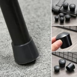 10pcs/pack Black Round Table Chair Foot Cover Rubber Chair Leg Caps Non-Slip Chair feet Pad Furniture Accessories