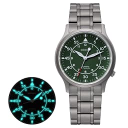 BERNY Full Titanium Watch For Men AR Coating Sapphire Fashion Wristwatch Luminous Ultra-thin Quartz Watch Waterproof 5ATM Watch
