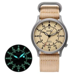 BERNY Full Titanium Watch For Men AR Coating Sapphire Fashion Wristwatch Luminous Ultra-thin Quartz Watch Waterproof 5ATM Watch