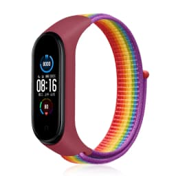 Bracelet for mi band 6 7 Strap Nylon Sport loop watch pulsera correa Bracelet Miband 5 Wristband for xiaomi Mi band 4 3 5 strap
