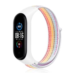 Bracelet for mi band 6 7 Strap Nylon Sport loop watch pulsera correa Bracelet Miband 5 Wristband for xiaomi Mi band 4 3 5 strap