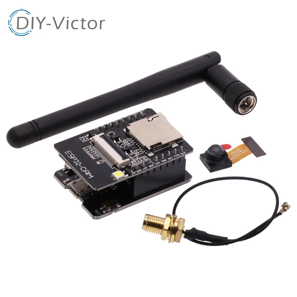 ESP32-CAM WiFi Module 2.4G Antenna ESP32 Serial to WiFi ESP32 CAM Development Board 5V Bluetooth with OV3660 Camera Module DIY