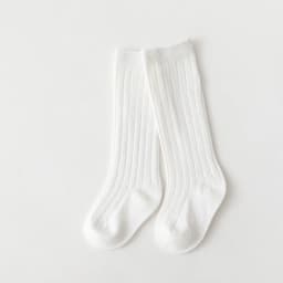 New Fashion Solid Baby Boys Girls Knee High Long Socks Cotton Breathable Stripe Soft Kids Sock Children School Uniform Socks