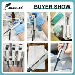 JOANLAB Micropipette Laboratory Automatic Pipette Digital Adjustable Plastic Pipette Chemistry Lab Equipment With Pipette Tips