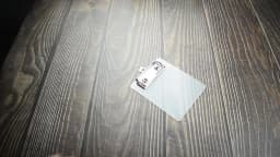 1pc Mini Transparent Clipboard Small File Folder Organizer Writing Pad Paper Holder Clip Board Stationery Office School Supplies