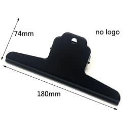 Retro Metal Wide Binder Clip Big Black Gold Binder Paper Clips Metal Hinge Clip Clamps for Crafts Photos Office School Supplies