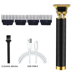 Cordless Hair Cutting Machine Stainless Steel Blade Hair Clipper USB Charging Professional Barber Trimmer for Men Hairstyle
