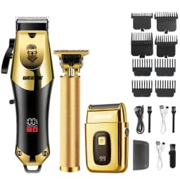 Cordless Hair Cutting Machine Stainless Steel Blade Hair Clipper USB Charging Professional Barber Trimmer for Men Hairstyle
