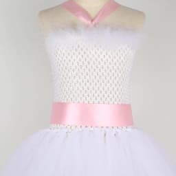 White Bunny Costumes for Baby Girls Easter Holiday Fancy Dress Kids Rabbit Halloween Outfit Child Animal Birthday Party Clothes
