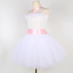 White Bunny Costumes for Baby Girls Easter Holiday Fancy Dress Kids Rabbit Halloween Outfit Child Animal Birthday Party Clothes