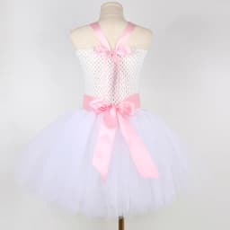 White Bunny Costumes for Baby Girls Easter Holiday Fancy Dress Kids Rabbit Halloween Outfit Child Animal Birthday Party Clothes