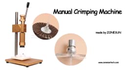 ZONESUN 15/17/20/22mm Collar Ring For Manual Perfume Bottle Crimping Machine Capping Perfume Bottles Sprayer