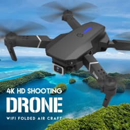E88 Drone With Remote Control Foldable RC Quadcopter Altitude Hold 3D Flip Beginner RC Aircraft Kids Toy Gift Indoor Hover