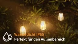 Shatterproof ST38 Plastic Outdoor String Lights Waterproof LED Garden Light Garland Connectable Retro Festoon Decoration Light