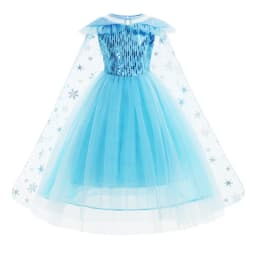 Girls Elsa Dresses Costume Clothes Kid Cosplay Princess Dress Snow Queen Vestido Children Birthday Parti Sukienki