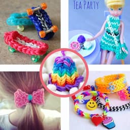 1800/4500+ Rubber Band Bracelet Making Kit, Rubber Loom  Bands Refill Set, Friendship Bracelets Making Kit Gifts for Girls