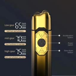 Kemei TX10 new electric shaver with LED display rechargeable beard shaver bald men's shaver original accessories blade