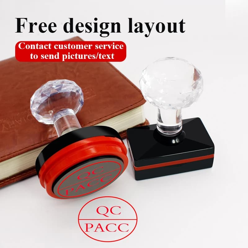 Personalized Logo Self inking Stamp Customized Photosensitive ink Stamp Your design picture