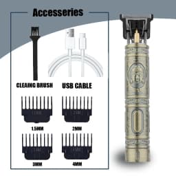 Vintage T9 Electric Hair Cutting Machine Hair Clipper Professional Men Shaver Rechargeable Barber Trimmer for Men Dragon Buddha
