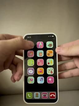New Children's Educational Toys Mobile Phone Simulation Music Touch Screen Phone Baby English Early Childhood Toys Voice Toys