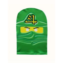 Complete Party Costume Set for Kids with Makeup Mask NinjTheme Party Cosplay Costume Set for Kids Mask Jumpsuit and Accessories